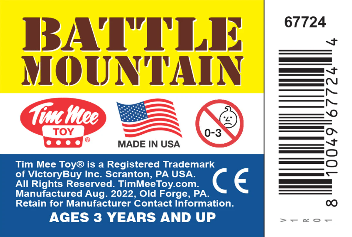TimMee Battle Mountain Scenery - Brown Figure Display & Play Terrain - USA Made - Image 7