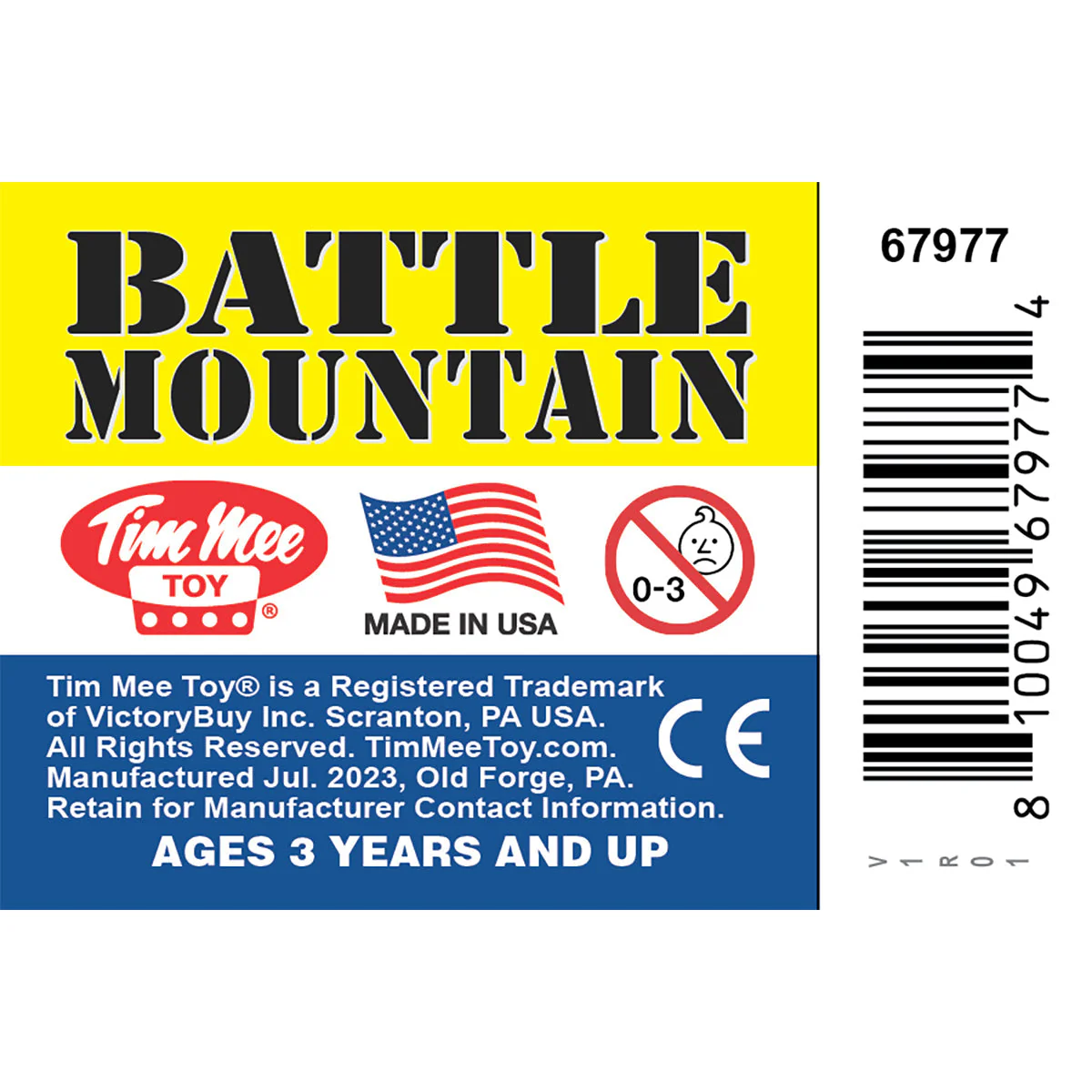 TimMee Battle Mountain Scenery - Coal Black Figure Display & Play Terrain - USA - Image 7