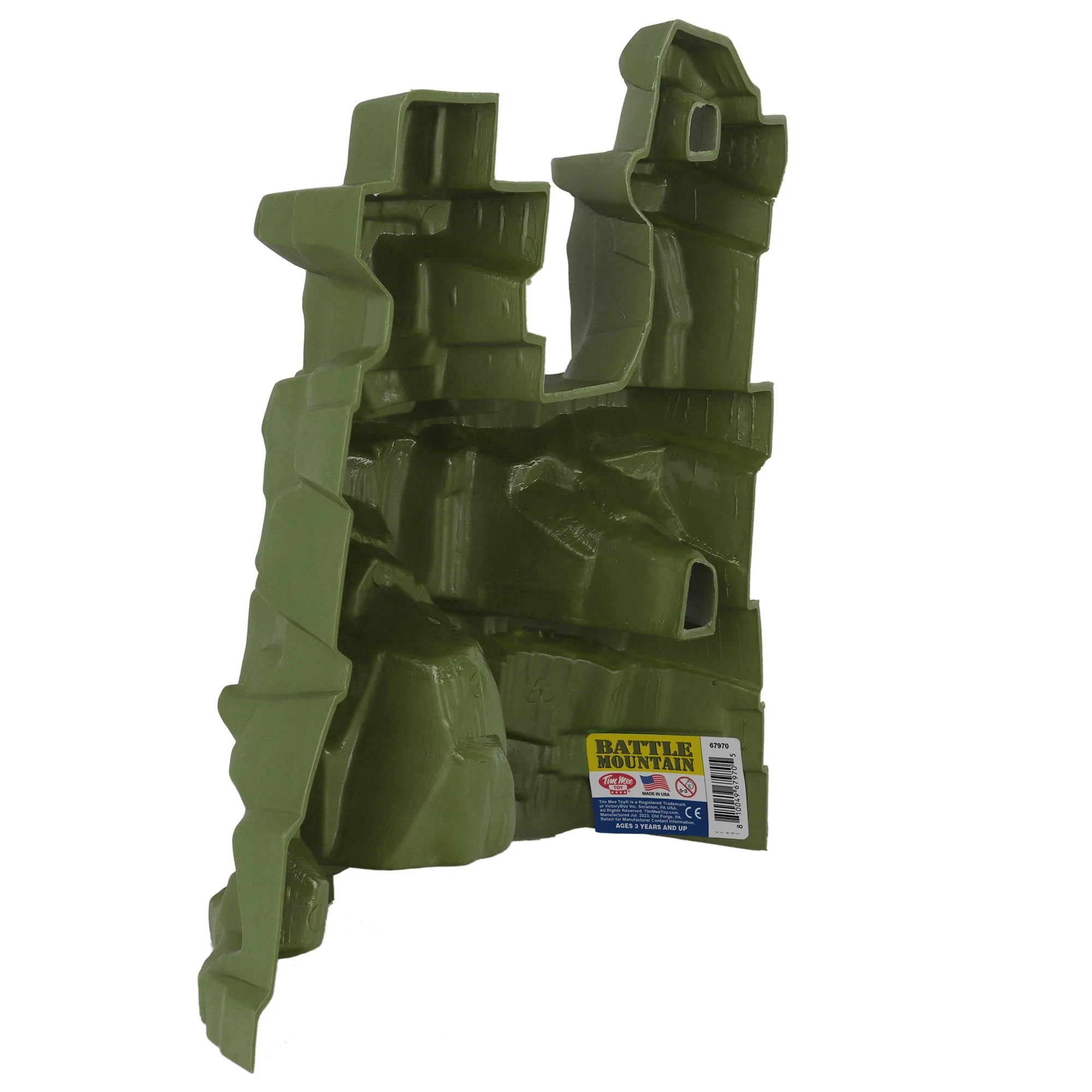 TimMee Battle Mountain Scenery - OD Green Figure Display & Play Terrain US Made - Image 5