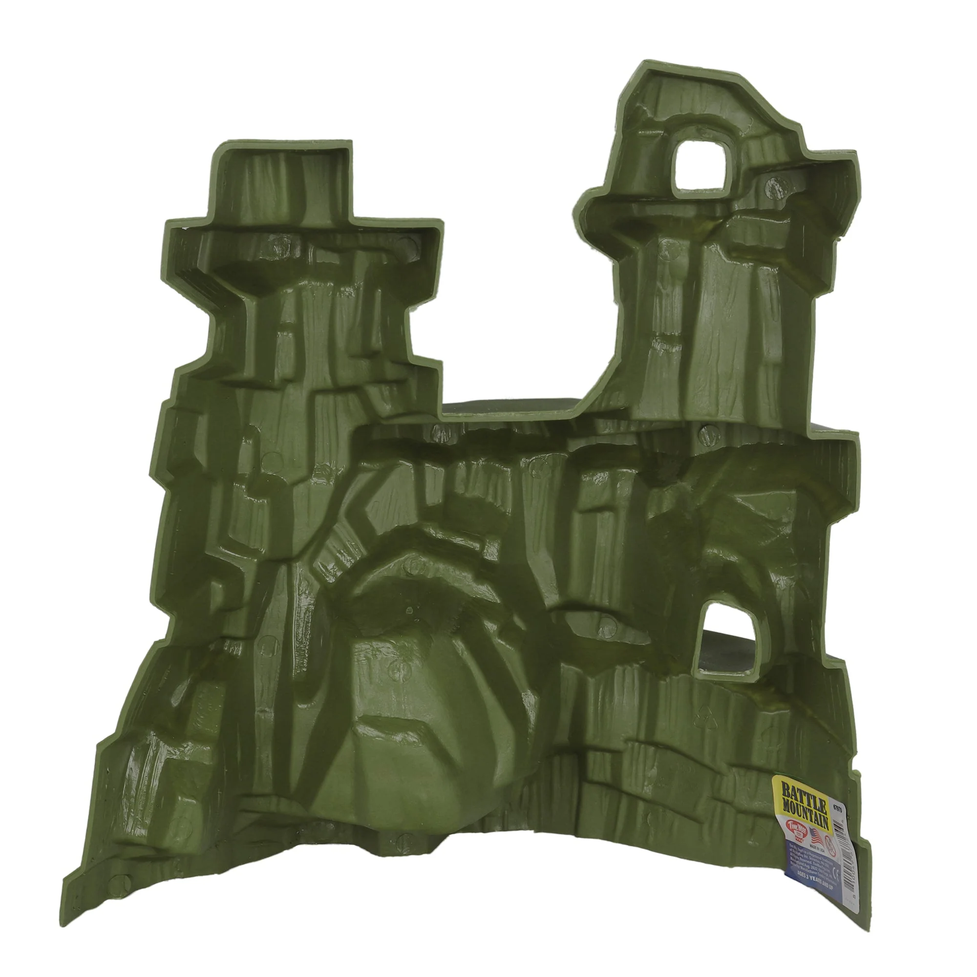 TimMee Battle Mountain Scenery - OD Green Figure Display & Play Terrain US Made - Image 6