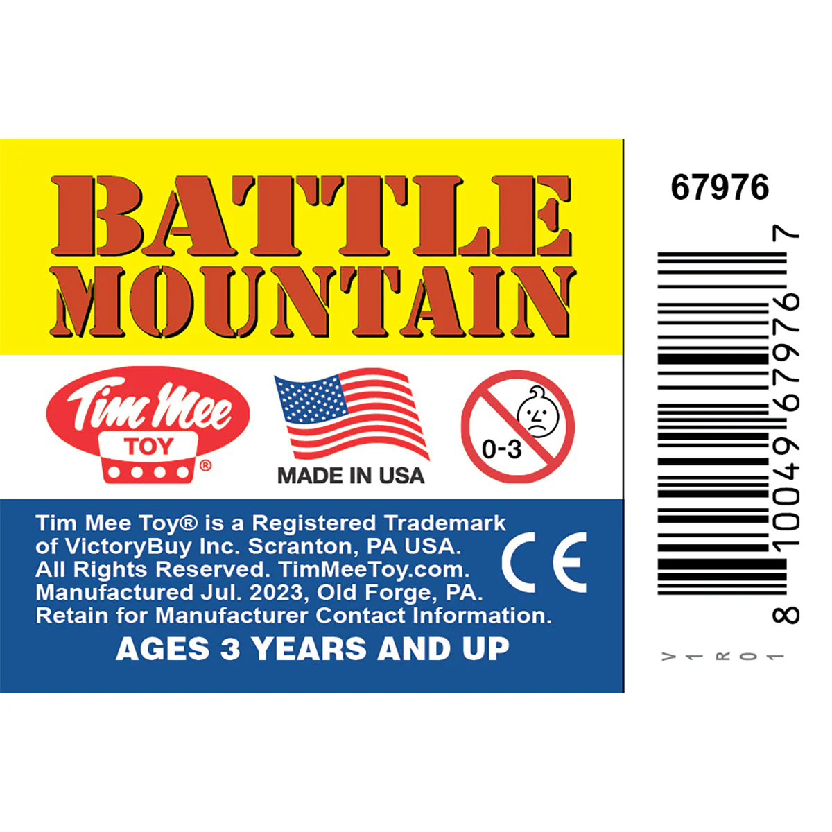 TimMee Battle Mountain Scenery - Rust Red Figure Display & Play Terrain US Made - Image 7