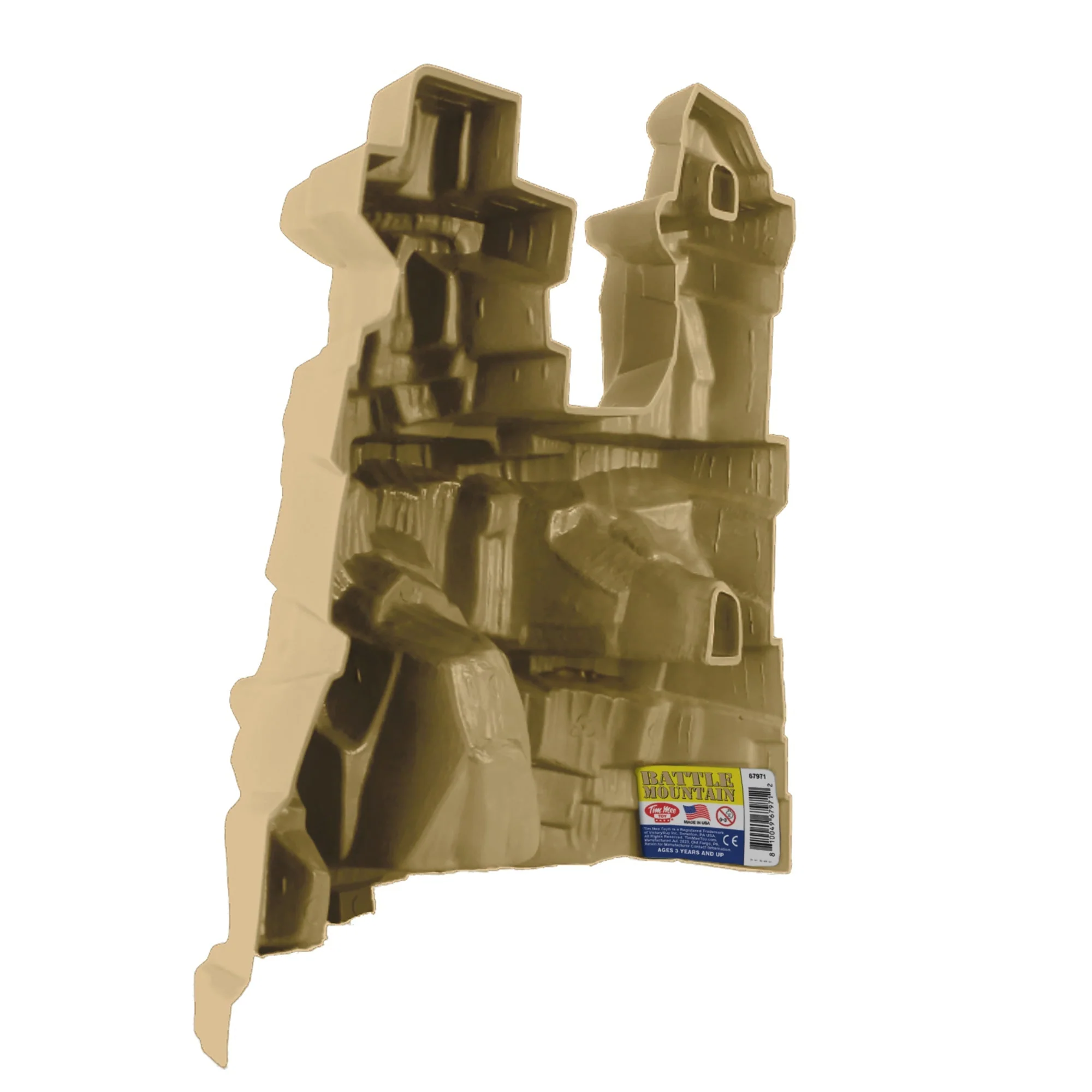 TimMee Battle Mountain Scenery - Tan Figure Display & Play Terrain US Made - Image 5
