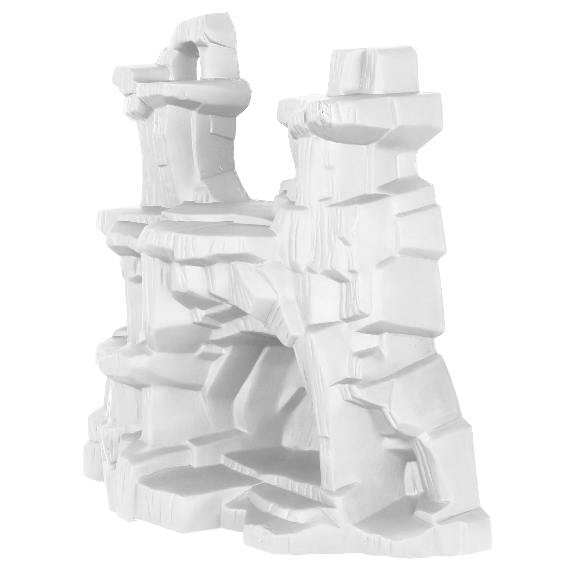 TimMee Battle Mountain Scenery - White Figure Display & Play Terrain US Made - Image 3