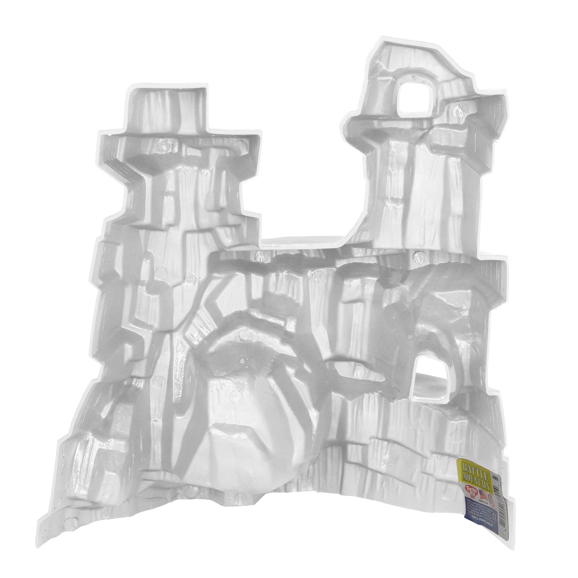 TimMee Battle Mountain Scenery - White Figure Display & Play Terrain US Made - Image 6