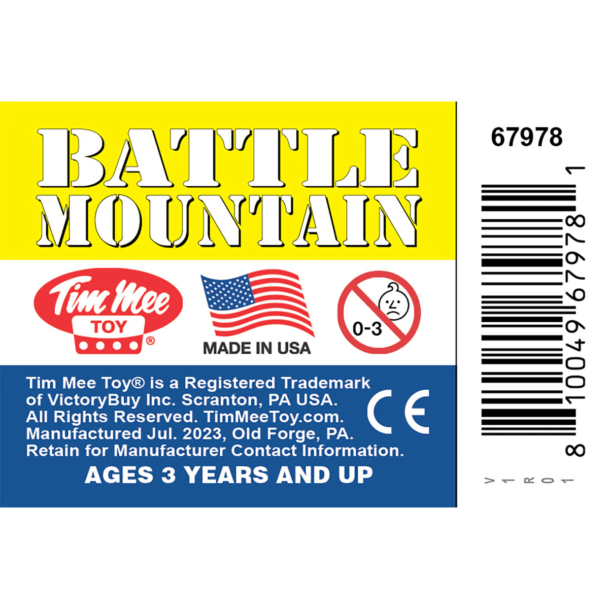 TimMee Battle Mountain Scenery - White Figure Display & Play Terrain US Made - Image 7