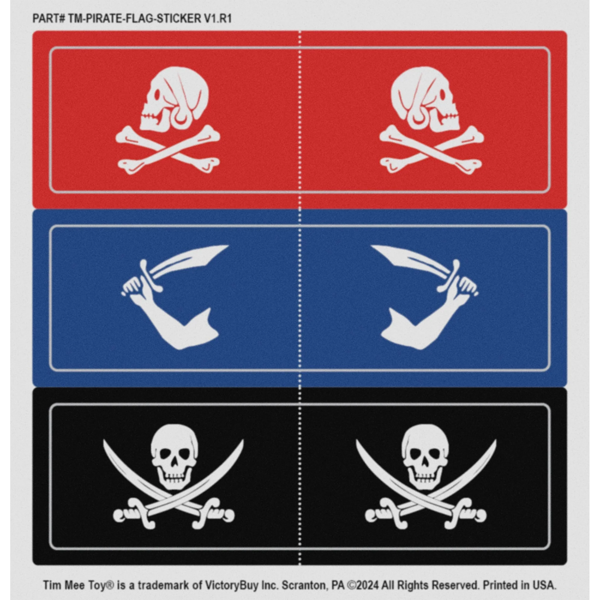 Tim Mee Pirates of Treasure Island - Blue 28pc Plastic Toy Figures Boat Chest - Image 5