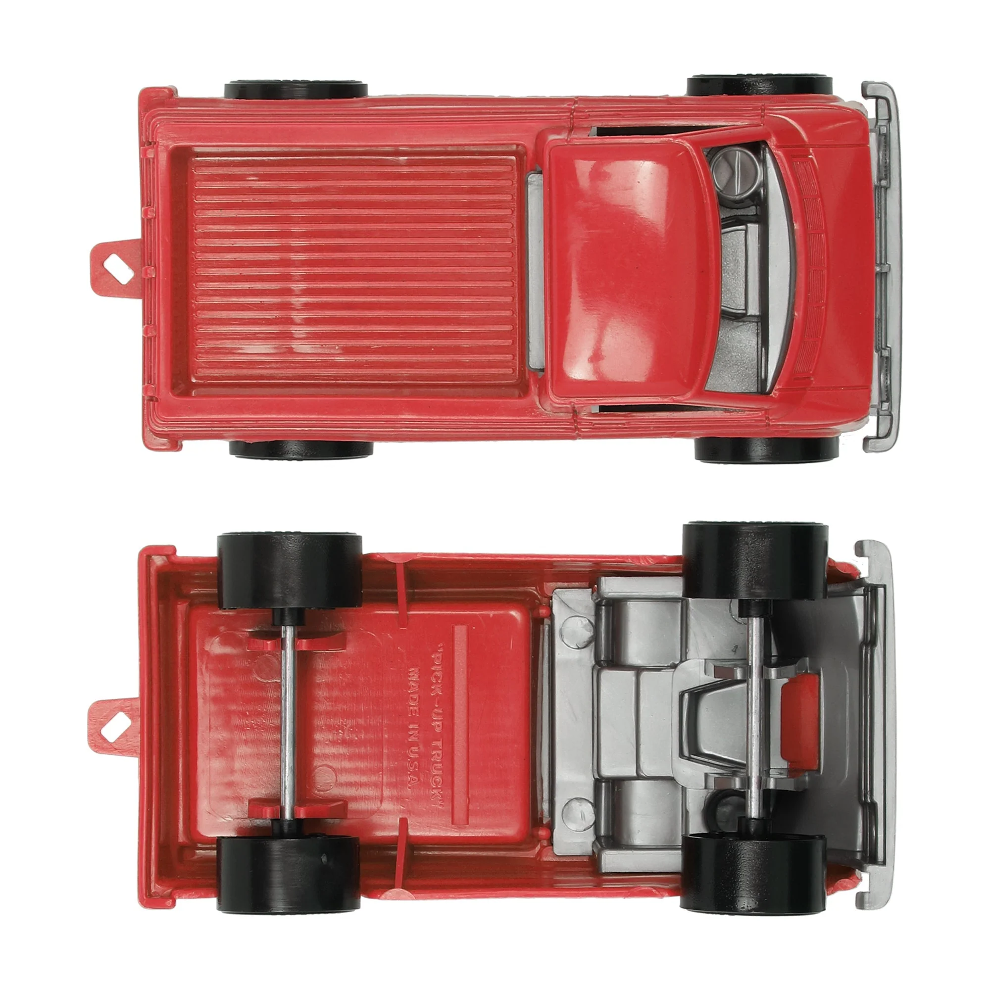 TimMee Battle Transport Willys M38A1 & Pickup Truck - Red 2pc Playset USA Made - Image 6