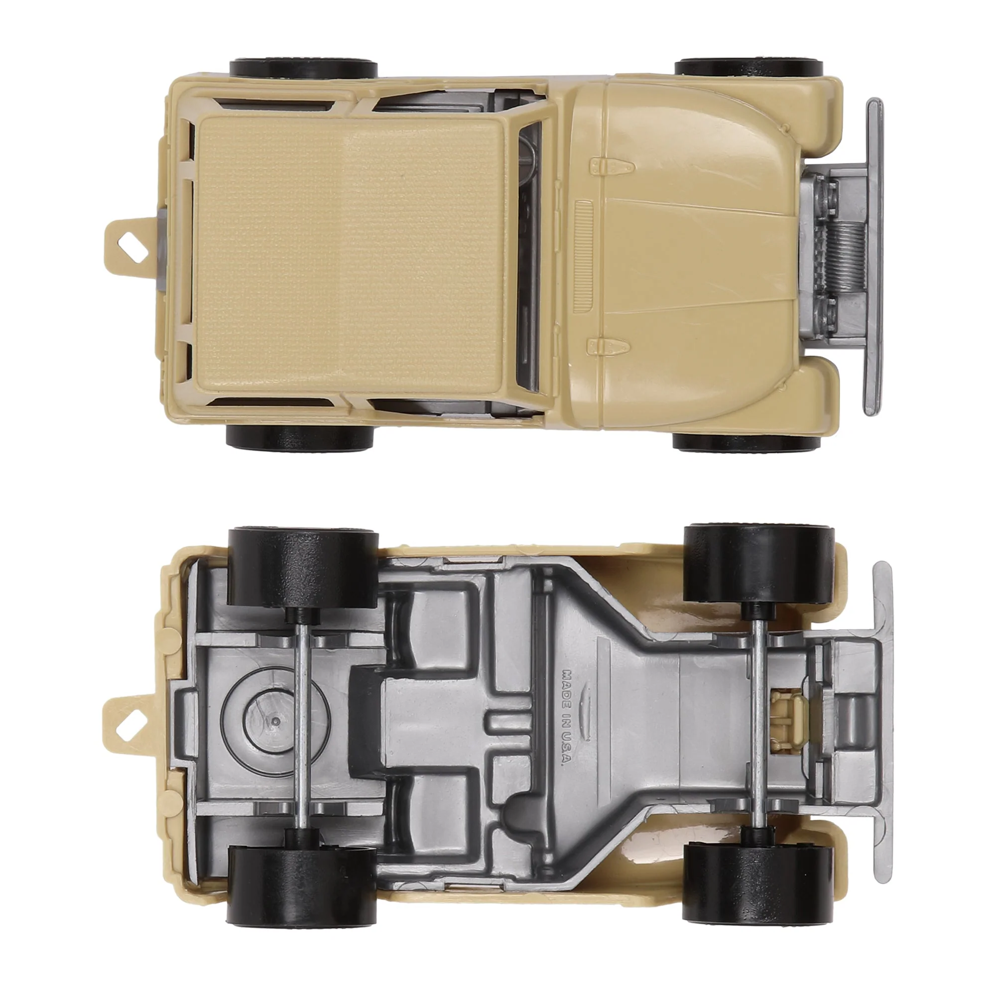 TimMee Battle Transport Willys M38A1 & Pickup Truck - Tan 2pc Playset USA Made - Image 5