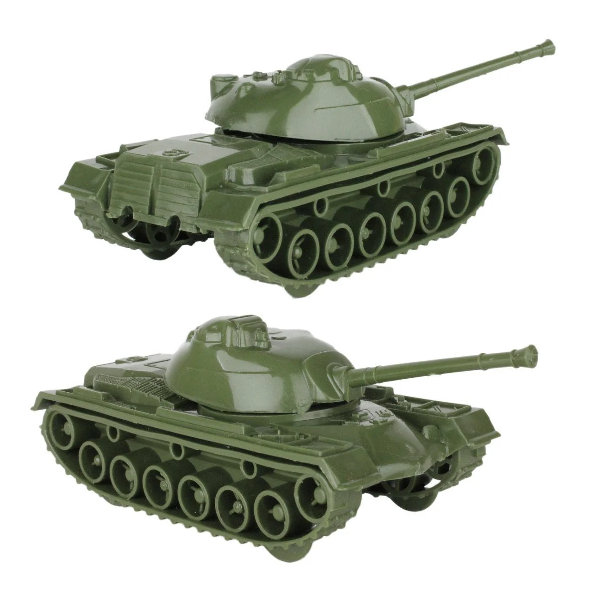 TimMee Toy Tanks for Plastic Army Men- Olive Green WW2 3pc - Made in USA - Image 3