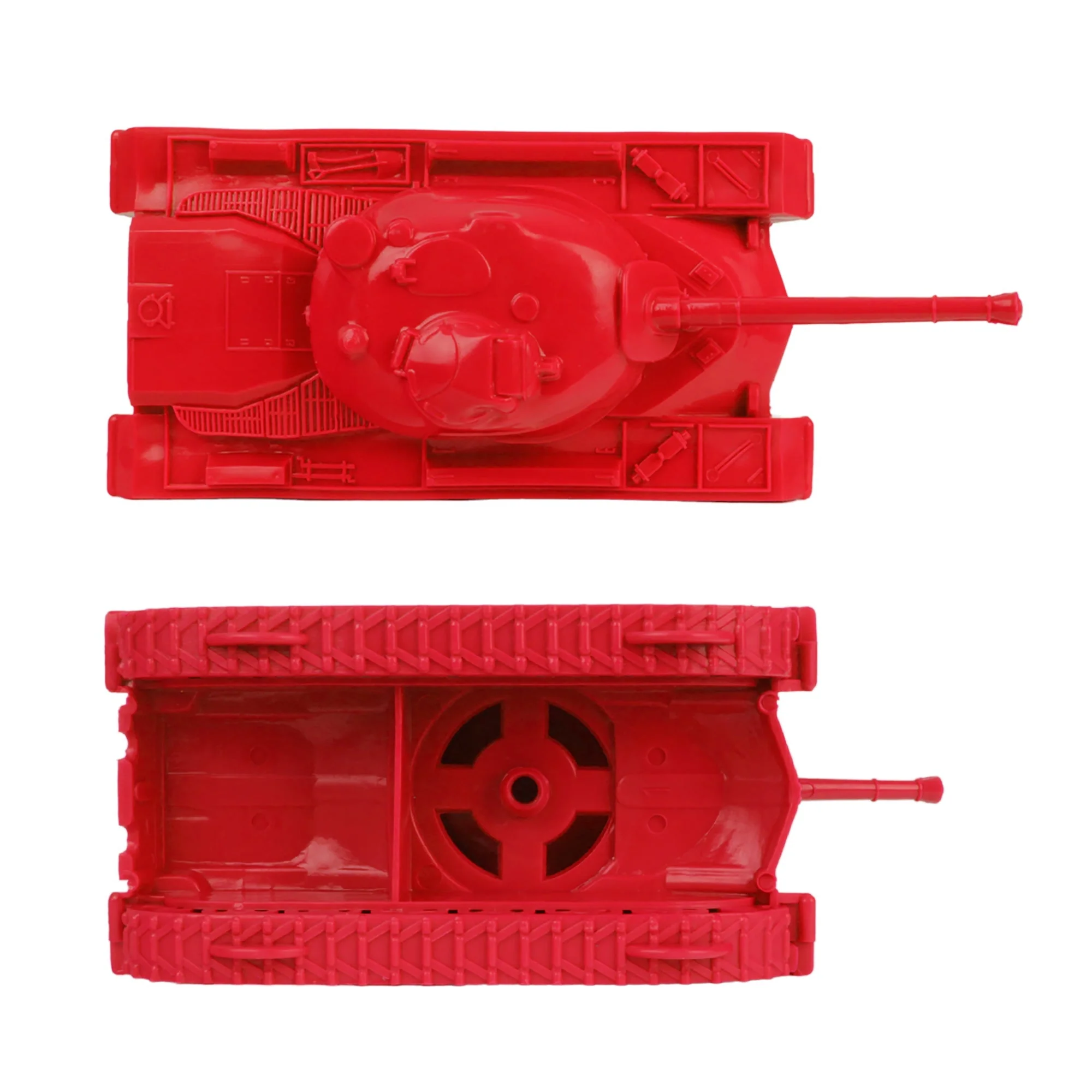 TimMee Toy Tanks for Plastic Army Men - Red WW2 3pc - Made in USA - Image 3
